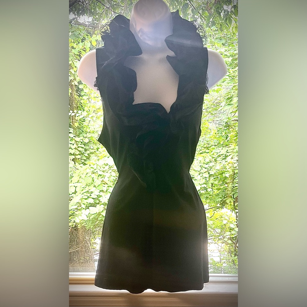 Black Ruffled Dress
